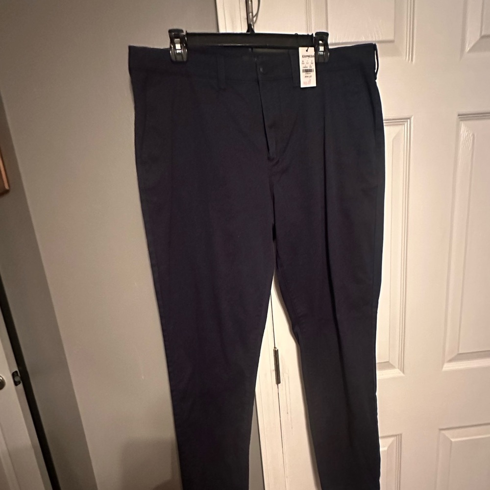 NWT - Express Men's Dark Blue Dress Pants